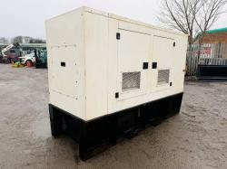 F G WILSON XD80P1 80KVA DIESEL GENERATOR*YEAR 2017*VIDEO*