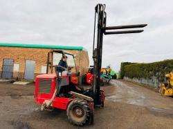 MOFFETT M5 25.3TL FORKLIFT*C/W KUBOTA ENGINE*1454 HOURS*VIDEO*