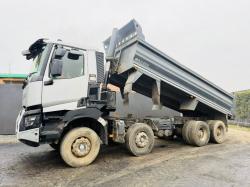 RENAULT K430 8X4 TIPPER LORRY*YEAR 2014*VIDEO*