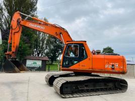 DAEWOO SOLAR 220LC-V EXCAVTOR C/W BOG MASTER TRACKS *VIDEO*