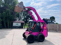 BOBCAT S185 4WD SKIDSTEER *YEAR 2009 HIGH LIFT* C/W BUCKET *VIDEO*