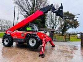 MANITOU MT1840 4WD TURBO TELEHANDLER *18 METER REACH* C/W PALLET TINES *VIDEO*
