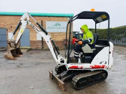 BOBCAT 319 MINI EXCAVATOR*C/W EXPANDING TRACKS*VIDEO*