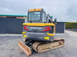 VOLVO EC55DAG RUBBER BLOCK TRACKS EXCAVATOR *YEAR 2020*C/W BUCKET*VIDEO*