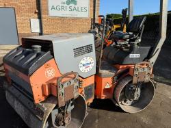HAMM HD12 DOUBLE DRUM ROLLER *2111 HOURS*C/W ROLL BAR*VIDEO*
