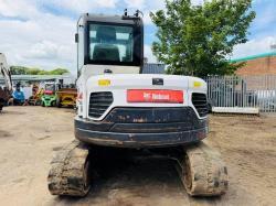 BOBCAT E85 EXCAVATOR*C/W QUICK HITCH*YEAR 2017*SPARES AND REPAIRS*VIDEO*