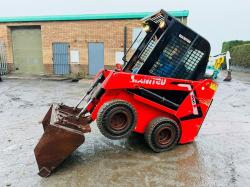 MANITOU 850R SKIDSTEER*C/W BUCKET*ONLY 640 HOURS*YEAR 2022*VIDEO*