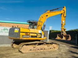 JCB JS220 LC TRACKED EXCAVATOR*C/W BUCKET*YEAR 2010*VIDEO*