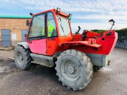 MANITOU MT1235 TELEHANDLER*C/W PALLET TINES*VIDEO*