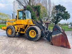 VOLVO L90C 4WD LOADING SHOVEL C/W TOE TIP BUCKET *VIDEO*