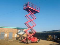 HAULOTTE H15SX SCISSOR LIFT*C/W 4 SUPPORT LEGS*VIDEO*