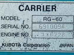 KUBOTA RG-60 TRACKED DUMPER*C/W JOYSTICK CONTROLS*VIDEO*