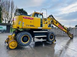 KOMATSU PW150ES-6K 4WD *ENGINEERING CONFORMANCE CERTIFICATE*VIDEO*