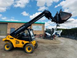 JCB 520-40 LOADALL *C/W BUCKET AND TINES*VIDEO*