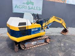 KOMATSU PCO5-5 EXCAVATOR*C/W BUCKET*VIDEO*