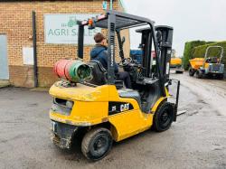 CATERPILLAR GP25NT FORKLIFT*C/W PALLET TINES*YEAR 2013*VIDEO*