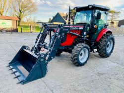 BRAND NEW SIROMER 504 4WD TRACTOR * YEAR 2022 * WITH SYNCHRO CAB AND LOADER 