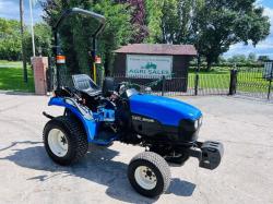 NEW HOLLAND TC21 COMPACT TRACTOR *ROAD REGISTERED* C/W FRONT WEIGHTS*VIDEO*