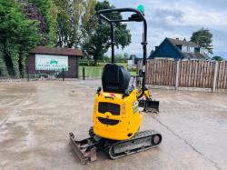 JCB MICRO DIGGER *YEAR 2019, ONLY 338 HOURS* C/W EXPANDING TRACKS *VIDEO*