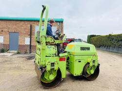 BENFORD TV1200 DOUBLE DRUM ROLLER*C/W KUBOTA ENGINE*VIDEO*