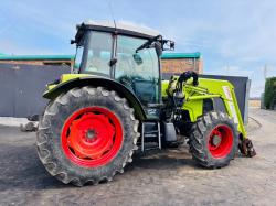 CLAAS AXOS 320 CX*C/W FL100 FRONT LOADER*ONLY 702 HOURS*YEAR 2010*VIDEO*