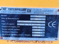 CATERPILLAR TH337 4WD TELEHANDLER*C/W PALLET TINES*YEAR 2012*VIDEO*