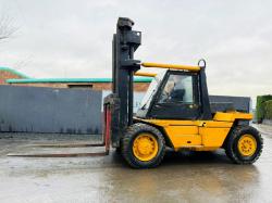 DCH DOH 12 TONNE 2 STAGE MAST LIFT *C/W 8FT TINES*VIDEO*