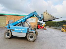 GENIE GTH 2506 TELEHANDLER*C/W BUCKET AND PALLET TINES*VIDEO*