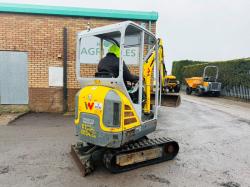 WACKER NEUSON ET16 EXCAVATOR*YEAR 2019*C/W BUCKET*VIDEO*