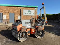 HAMM HD12 DOUBLE DRUM ROLLER *2111 HOURS*C/W ROLL BAR*VIDEO*