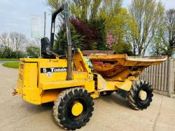 THWAITS ALLDRIVE 4WD SWIVEL TIP DUMPER C/W ROLE BAR *VIDEO*