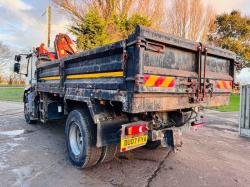 DAF LF55.220 4X2 TIPPER LORRY C/W HIAB 099 CRANE , CHOICE OF 5 *VIDEO*