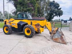 JCB 535-140HI-VIZ 4WD TELEHANDLER *14 METER REACH,  YEAR 2015* C/W BUCKET *VIDEO*