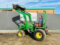 JOHN DEERE 955 4WD COMPACT TRACTOR*C/W FRONT LOADER*VIDEO*
