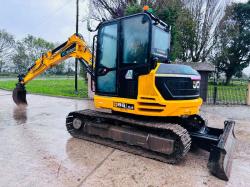 JCB 86C-2 EXCAVATOR *ZERO SWING, YEAR 2021, 2294 HOURS* C/W QUICK HITCH *VIDEO*