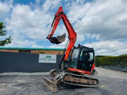 KUBOTA KX080-4A EXCAVATOR *C/W BUCKET* YEAR 2018*VIDEO*