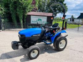 NEW HOLLAND TC21 COMPACT TRACTOR *ROAD REGISTERED* C/W FRONT WEIGHTS*VIDEO*