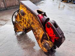 HYDRAULIC DEMOLITION SHEAR TO SUIT 10-12 TON EXCAVATOR *VIDEO*