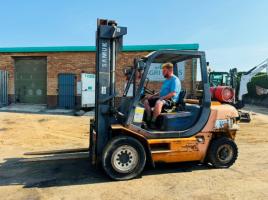 SAMUK SF35D FORKLIFT*C/W PALLET TINES*VIDEO*