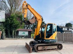 HYUNDIA ROBEX 80CR-9 EXCAVATOR *YEAR 2011, 4771 HOURS* C/W QUICK HITCH *VIDEO*