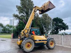 CATERPILLAR TH62 4WD TELEHANDLER *AG-SPEC* C/W BUCKET & TINES *VIDEO*