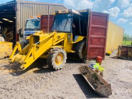 JCB 4CX BACKHOE & JCB 3CX BACKHOE GETTING LOADED INTO CONTAINER FOR EXPORT 