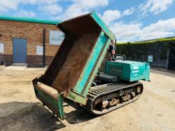 KOMATSU CD30-1 TRACKED DUMPER*C/W RUBBER TRACKS*VIDEO*