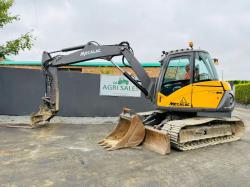 MECALAC 714MC EXCAVATOR*YEAR 2012*C/W 3 PIECE BOOM*VIDEO*