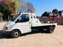 FORD TRANSIT 4X2 RECOVERY TRUCK *MOT'D TILL 16TH MAY* C/W EXTENDED SPEC LIFT *VIDEO*