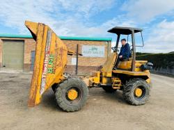 THWAITES 7 TONNE STRAIGHT TIP DUMPER*C/W PERKINS ENGINE*VIDEO*