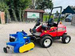 SHIBAURA CM364 RIDE MOWER *1623 HOURS* C/W ROLE BAR *VIDEO*