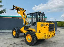 JCB 408 PIVOT STEER HANDLER *C/W LONG PALLET TINES*VIDEO*