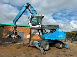 TEREX FUCHS MHL320 SCRAP HANDLER*C/W ROTATING SCRAP GRAB*VIDEO*