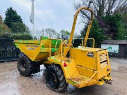 WINGET 6000 4WD DUMPER C/W PERKINS ENGINE (ENGINE RUNS, NO DRIVE)